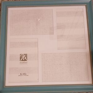 Malden Teal Quad-Photo Frame